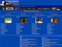 Tablet Screenshot of onlinegamesgallery.com